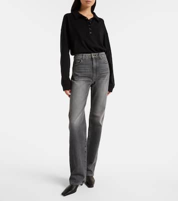 Danielle high-rise straight jeans | Khaite