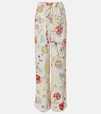 Meadow palazzo pants | McQueen