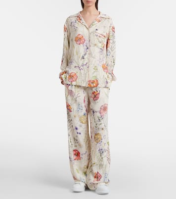 Meadow palazzo pants | McQueen