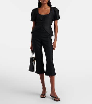 Linen capri pants | Faithfull