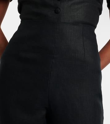 Linen capri pants | Faithfull