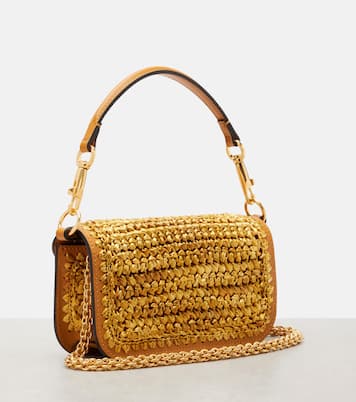 Locò Small crochet shoulder bag | Valentino Garavani