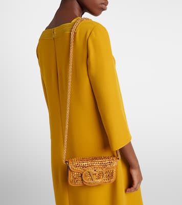 Locò Small crochet shoulder bag | Valentino Garavani