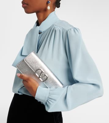 VLogo Mini leather crossbody bag | Valentino Garavani