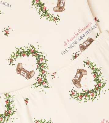 Printed cotton-blend jersey pajamas | Konges Sløjd