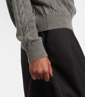 Cedar cable-knit cashmere sweater | Loro Piana