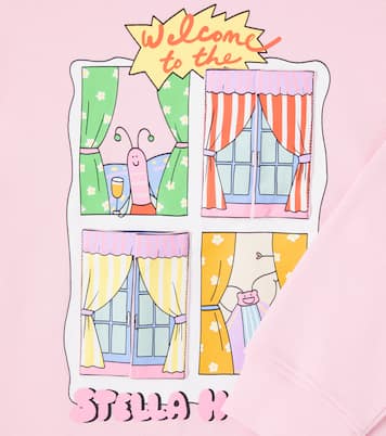 Printed cotton jersey sweatshirt | Stella McCartney Kids