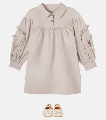 Everoux ruffled cotton-blend dress | Donsje