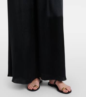 Meteora silk satin maxi dress | Heidi Klein