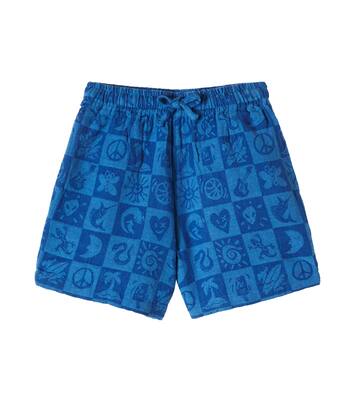 Arto checked cotton shorts  | Molo