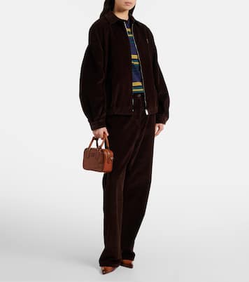 Arcadie Small leather tote bag | Miu Miu