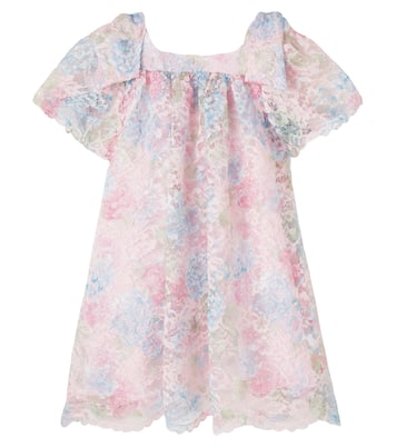 Bow-detail lace dress | Patachou