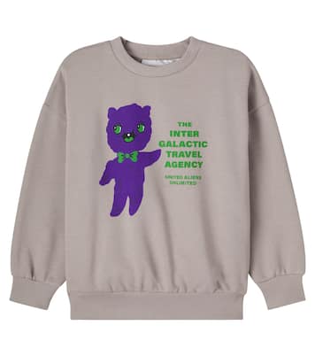 Alien cotton jersey sweatshirt | Mini Rodini