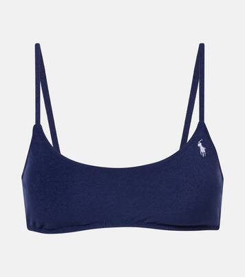 Embroidered bikini top | Polo Ralph Lauren