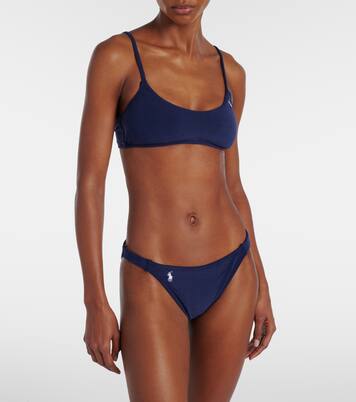 Embroidered bikini top | Polo Ralph Lauren