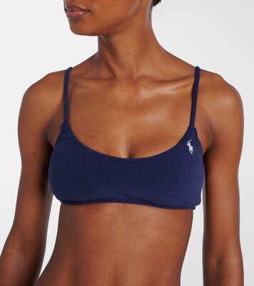 Embroidered bikini top | Polo Ralph Lauren