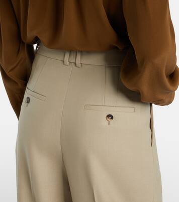 Weite Hose aus Wolle und Seide | Saint Laurent