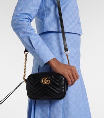 Borsa a tracolla GG Marmont Mini in pelle | Gucci