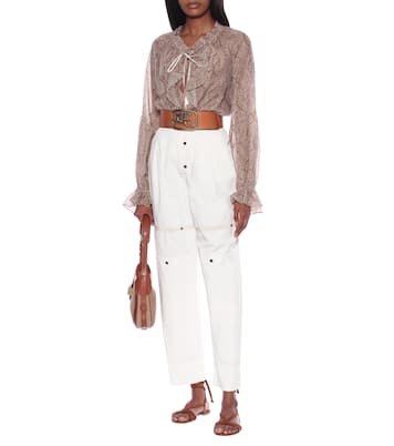 Pantalones ajustados de tiro alto | Etro