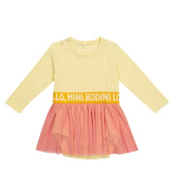 Baby - Abito in cotone e tulle | Mini Rodini
