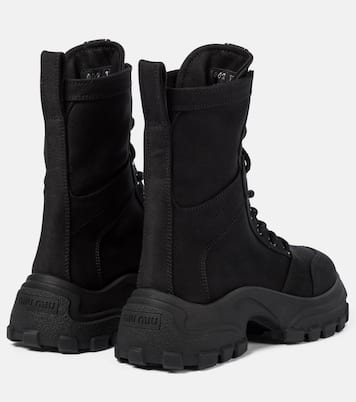Lace-up combat boots | Miu Miu