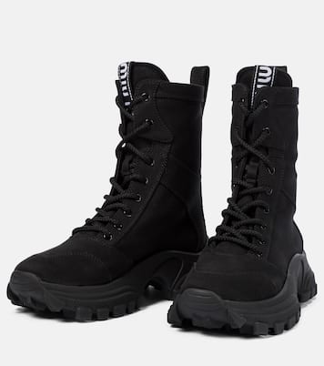 Lace-up combat boots | Miu Miu