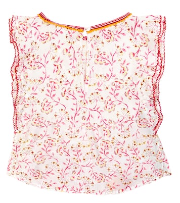 Top Amber con stampa floreale | Poupette St Barth Kids