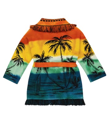 Icon jacquard virgin wool cardigan | Alanui Kids