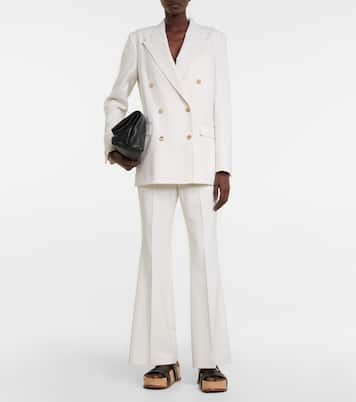 Gabriel wool high-rise flared pants | Gabriela Hearst