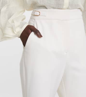 Gabriel wool high-rise flared pants | Gabriela Hearst