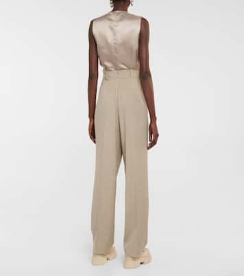 Pantalon ample Gelso à taille haute | The Frankie Shop