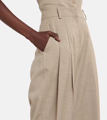Pantalon ample Gelso à taille haute | The Frankie Shop