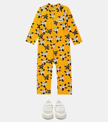 Pelele de terciopelo estampado | Mini Rodini