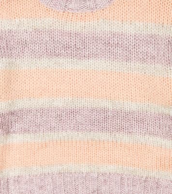 Pull Gertina rayé en laine d'alpaga mélangée | Molo