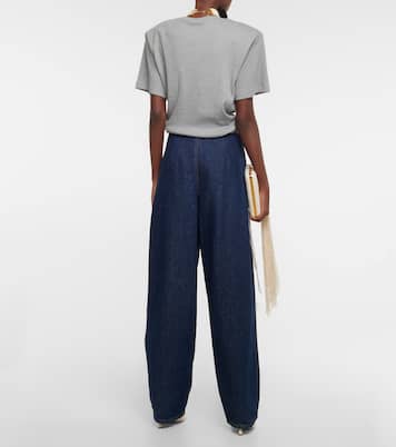 T-shirt cropped in misto cotone | Magda Butrym
