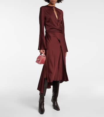 Croc-effect leather boots | Acne Studios