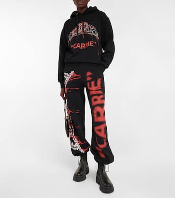 Bedruckter Hoodie aus Baumwolle | JW Anderson