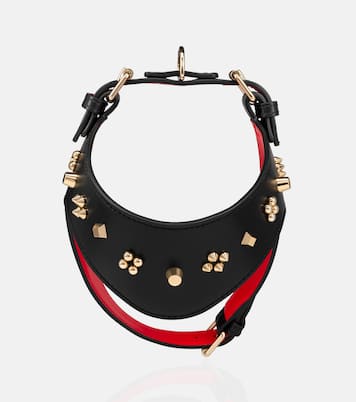 Loubiharness M embellished leather dog harness | Christian Louboutin