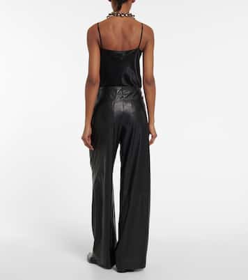 Sleek Comfort faux-leather pants | Dorothee Schumacher