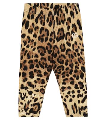Bébé — Legging imprimé en coton mélangé | Dolce&Gabbana Kids