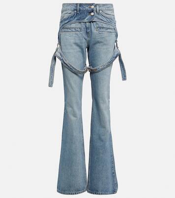 Jeans acampanados de tiro medio | Courrèges