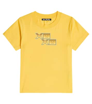 Face 코튼 저지 티셔츠 | Acne Studios Kids