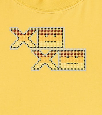 Face 코튼 저지 티셔츠 | Acne Studios Kids