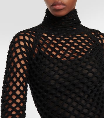 Sheer net gown | Alaïa
