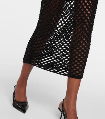 Sheer net gown | Alaïa