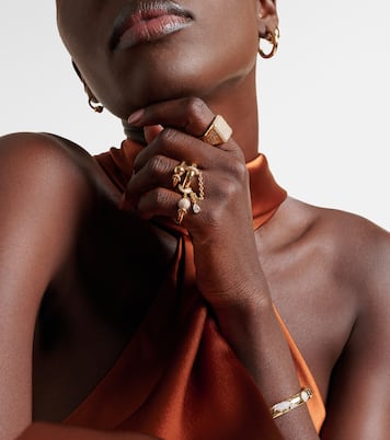 Anello Elysabeth in oro 18kt con diamanti | Rainbow K