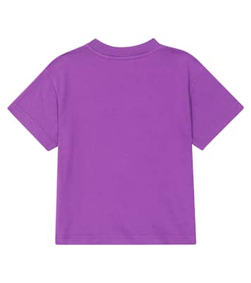T-shirt in jersey di cotone con stampa | Palm Angels Kids