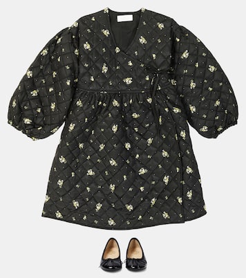 Robe portefeuille Yoko matelassée à fleurs | C'era Una Volta
