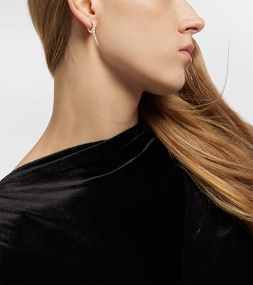 Boucles d'oreilles Lola Small en or 18 ct et diamants | Melissa Kaye