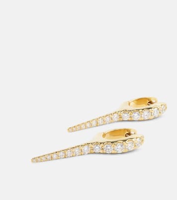 Boucles d'oreilles Lola Small en or 18 ct et diamants | Melissa Kaye